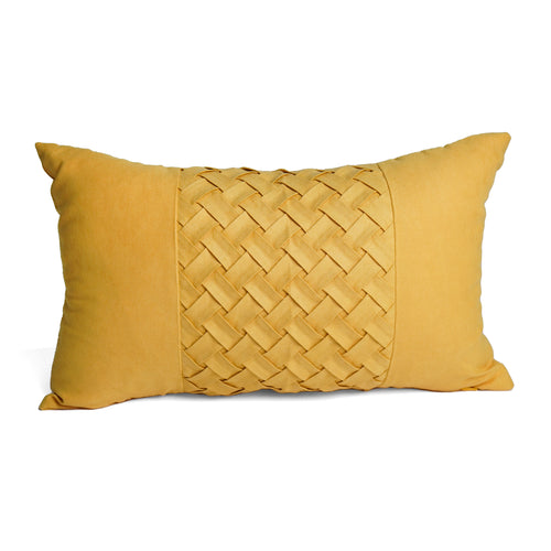 Sutton Cushion Cover, Yellow, 30x50 cm